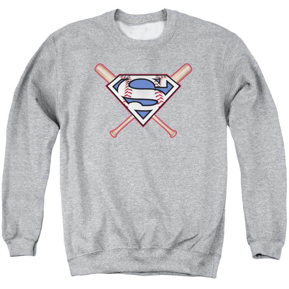 Superman Crossed Bats Crewneck Sweatshirt