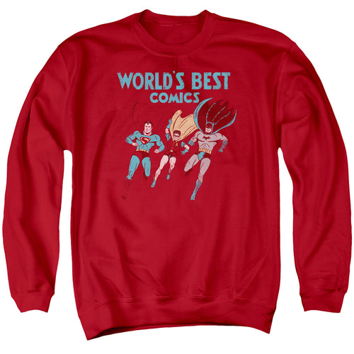 Justice League Worlds Best Crewneck Sweatshirt