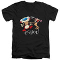 Ren and Stimpy You Eediot V-Neck T-Shirt