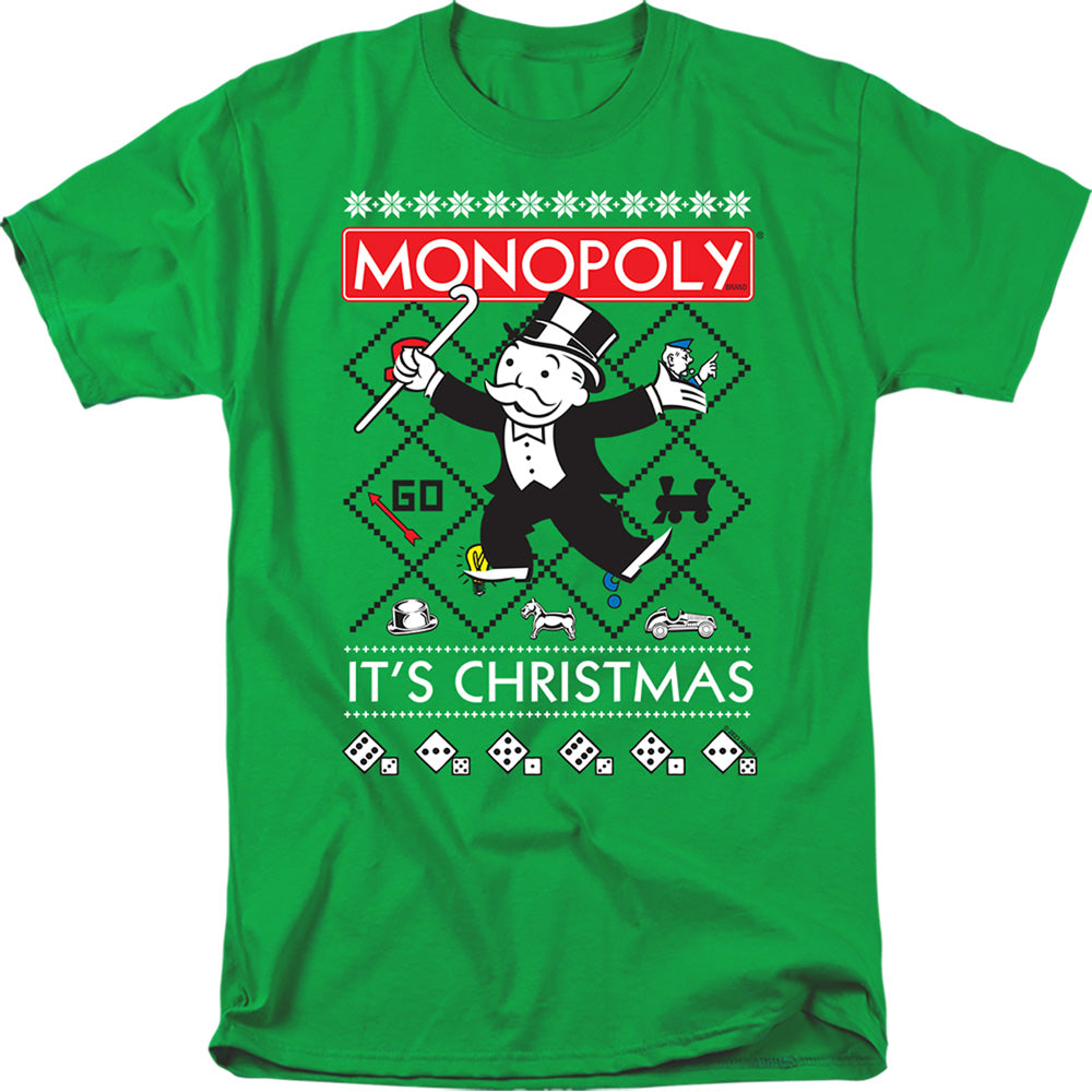 Monopoly It's Christmas Ugly Christmas T-Shirt