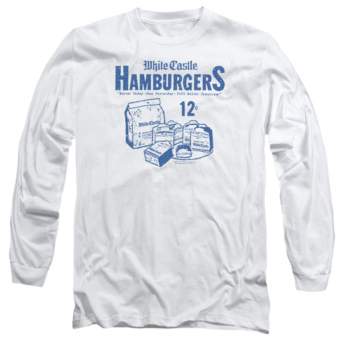 White Castle Better Today Than Yesterday Sliders Long Sleeve T-Shirt