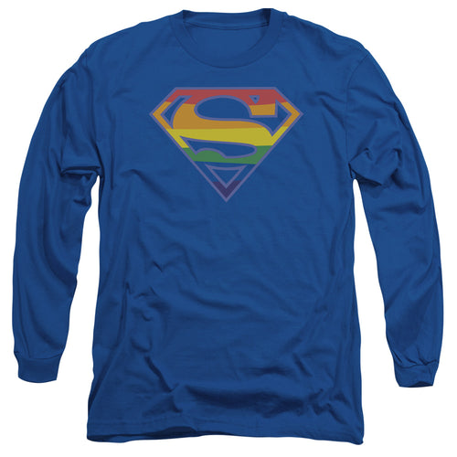 Superman Prismatic Shield Long Sleeve T-Shirt