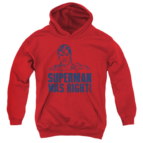 Superman Was Right Youth Hoodie