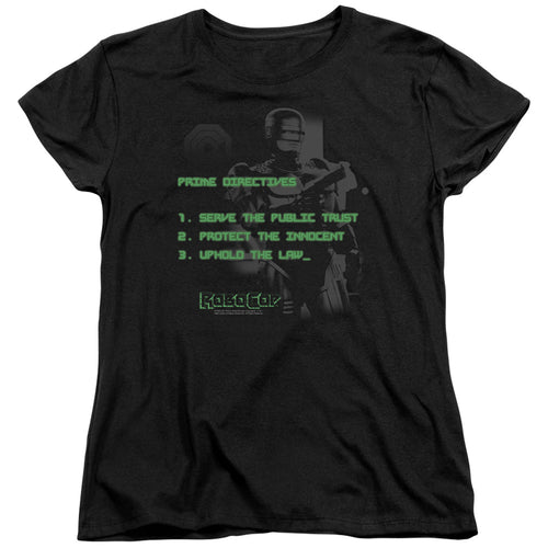 RoboCop Prime Directives Womens T-Shirt