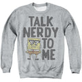Spongebob Squarepants Talk Nerdy to Me Crewneck Sweatshirt