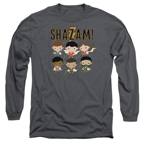 Shazam! Chibi Group Long Sleeve T-Shirt