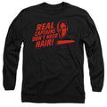 Star Trek Real Captains Don't Need Hair Long Sleeve T-Shirt