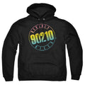 Beverly Hills 90210 Color Blend Logo Black Pullover Hoodie