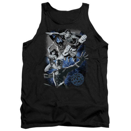 Justice League Galactic Attack Nebula Tank Top
