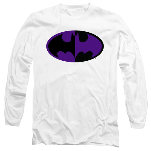 Batman Split Symbol Long Sleeve T-Shirt