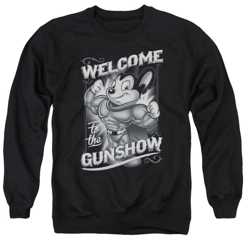 Mighty Mouse Mighty Gunshow Crewneck Sweatshirt