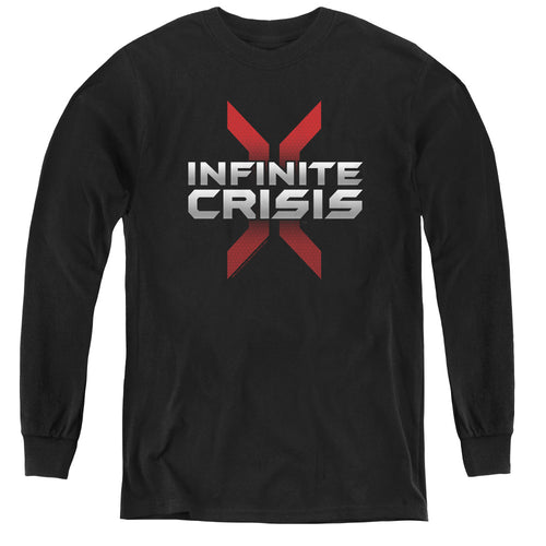 Infinite Crisis Logo Youth Long Sleeve T-Shirt