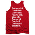 Christmas Reindeer Roll Call Tank Top