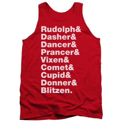 Christmas Reindeer Roll Call Tank Top