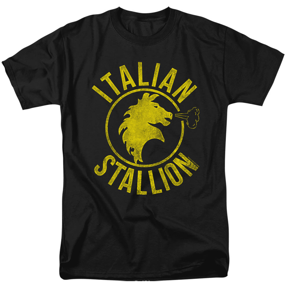Rocky Italian Stallion Horse Black T-Shirt
