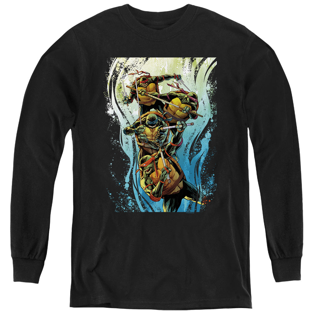 Teenage Mutant Ninja Turtles Cool Rainbow Warriors Youth Long Sleeve T-Shirt