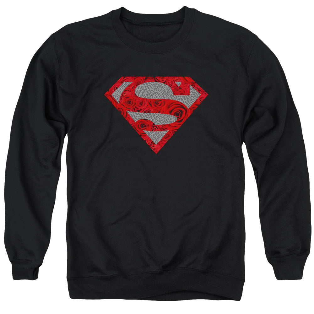 Superman Elephant Rose Shield Crewneck Sweatshirt