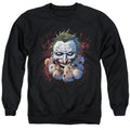 Justice League Doll Heads Crewneck Sweatshirt