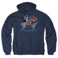 Batman v Superman Lightniing V Heat Vision Pullover Hoodie