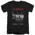 Pet Sematary Cat Poster V-Neck T-Shirt