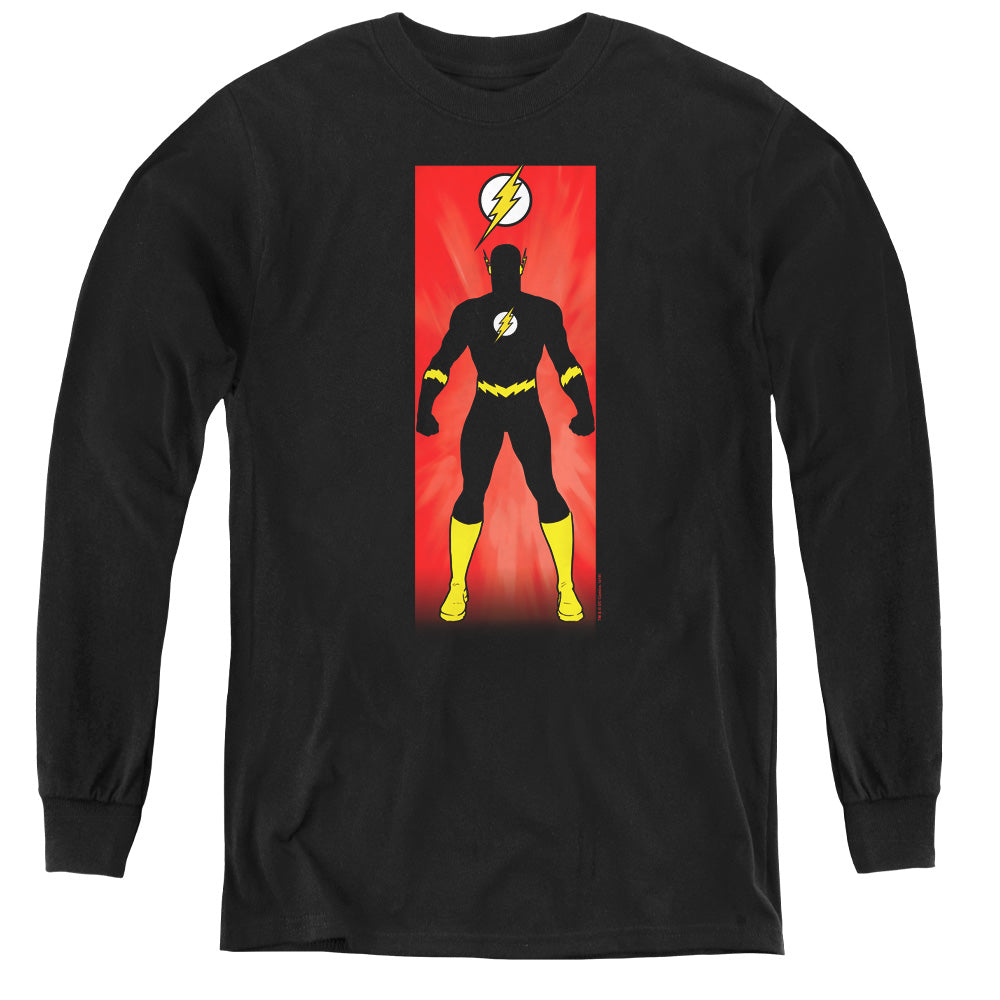 Justice League Flash Block Youth Long Sleeve T-Shirt