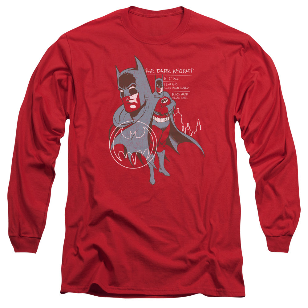 Batman Lean And Muscular Long Sleeve T-Shirt