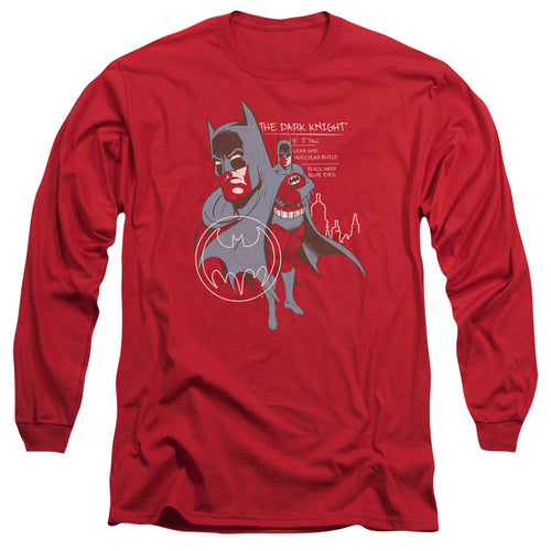 Batman Lean And Muscular Long Sleeve T-Shirt