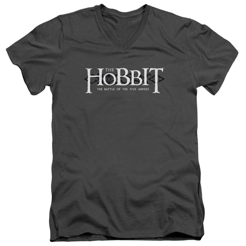 The Hobbit Ornate Logo V-Neck T-Shirt