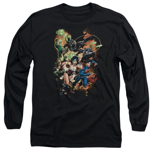 Justice League Battle Ready Long Sleeve T-Shirt