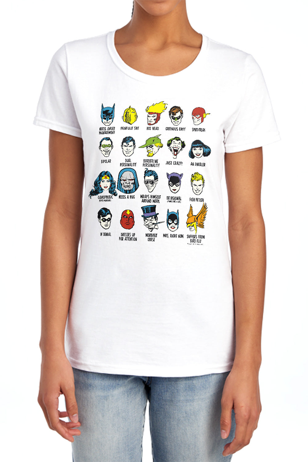 DC Comics Superhero Issues Womens T-Shirt