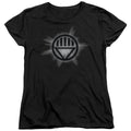 Green Lantern Black Glow Womens T-Shirt