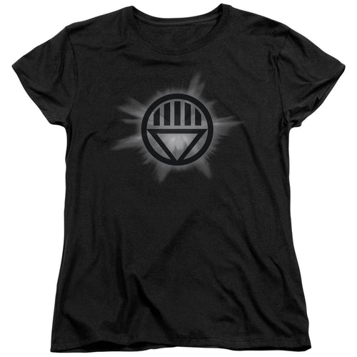 Green Lantern Black Glow Womens T-Shirt