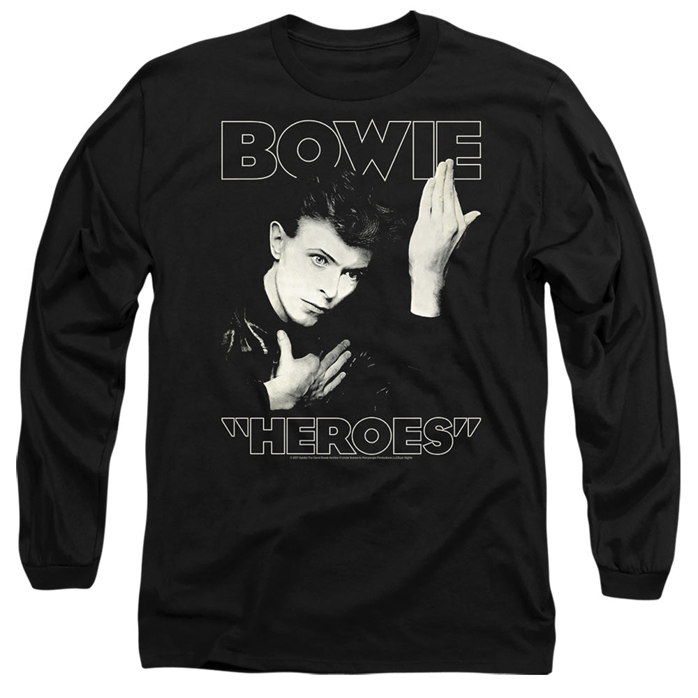 David Bowie Heroes Cover Long Sleeve T-Shirt