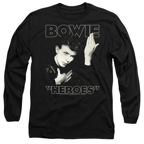 David Bowie Heroes Cover Long Sleeve T-Shirt