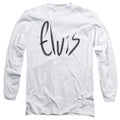 Elvis Presley Sketchy Name Long Sleeve T-Shirt