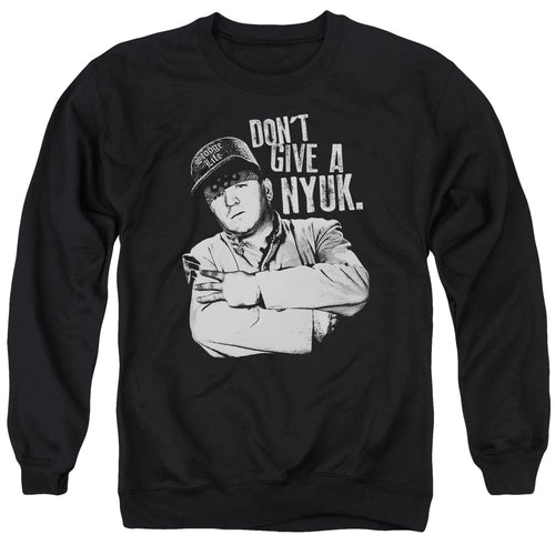 The Three Stooges Don't Give a Nyuk Crewneck Sweatshirt