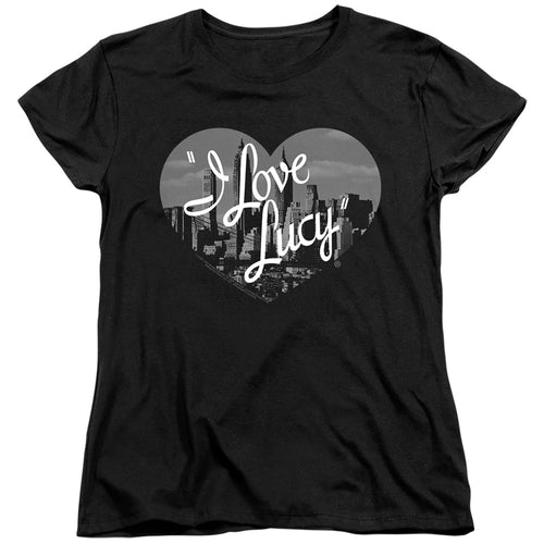 I Love Lucy Nostalgic City Womens T-Shirt