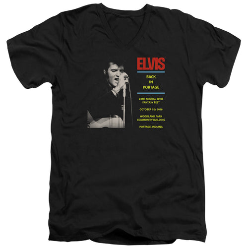 Elvis Presley Back In Portage V-Neck T-Shirt