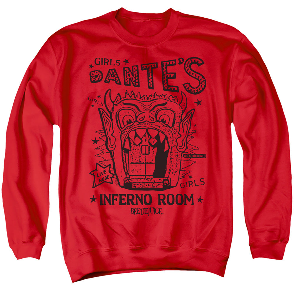 Beetlejuice Dantes Inferno Room Crewneck Sweatshirt