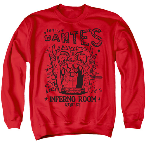 Beetlejuice Dantes Inferno Room Crewneck Sweatshirt
