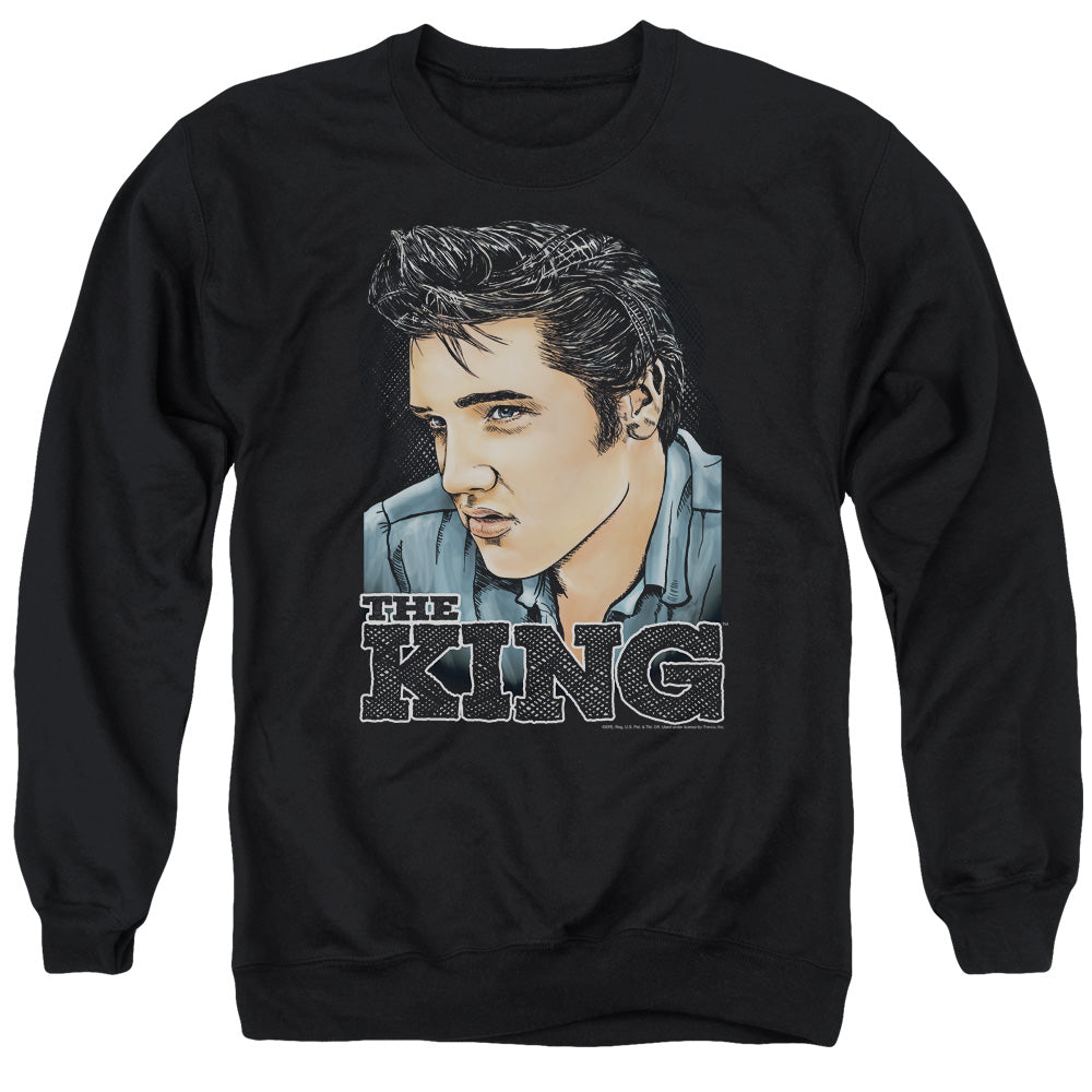 Elvis Presley Graphic King Crewneck Sweatshirt