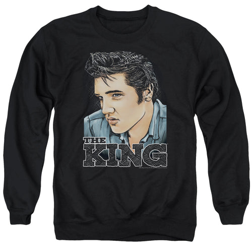 Elvis Presley Graphic King Crewneck Sweatshirt