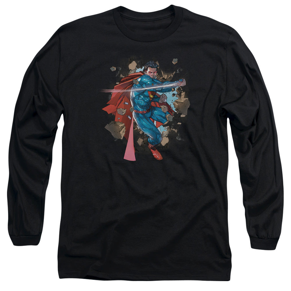 Superman Rock Breaker Long Sleeve T-Shirt