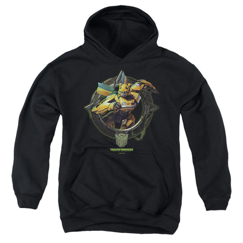 Transformers Bumblebee Circle Frame Youth Hoodie