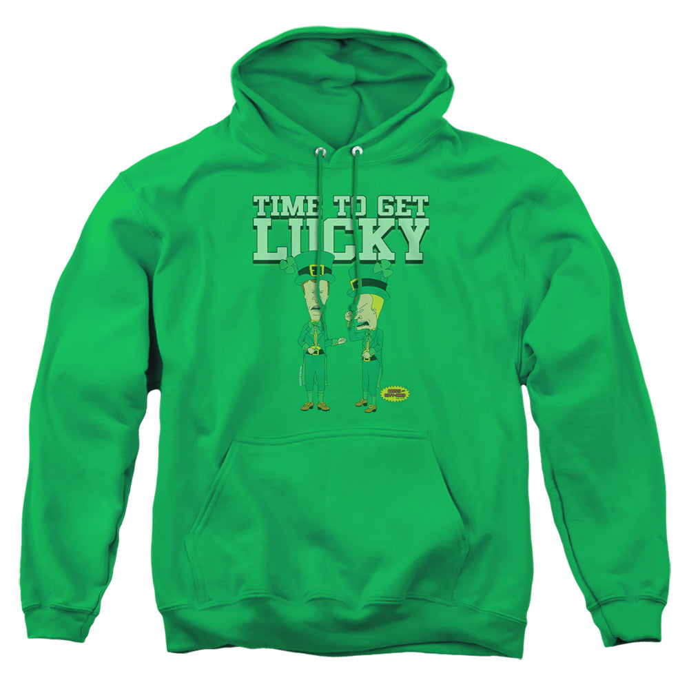 Beavis and Butthead St. Patrick'S Day Getting Lucky Pullover Hoodie