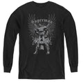 Superman Steel Black Youth Long Sleeve T-Shirt