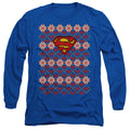 Superman Christmas Sweater Long Sleeve T-Shirt