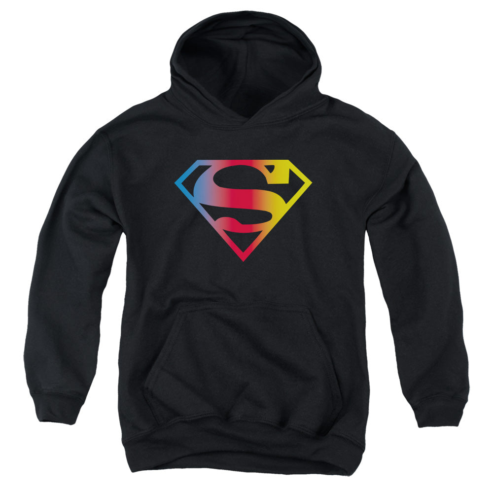 Gradient Superman Logo Youth Hoodie
