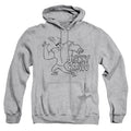 Johnny Bravo Jb Line Art Pullover Hoodie