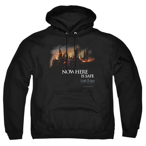 Harry Potter Burning Hogwarts Pullover Hoodie